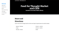 Desktop Screenshot of foodforthoughtallen.com